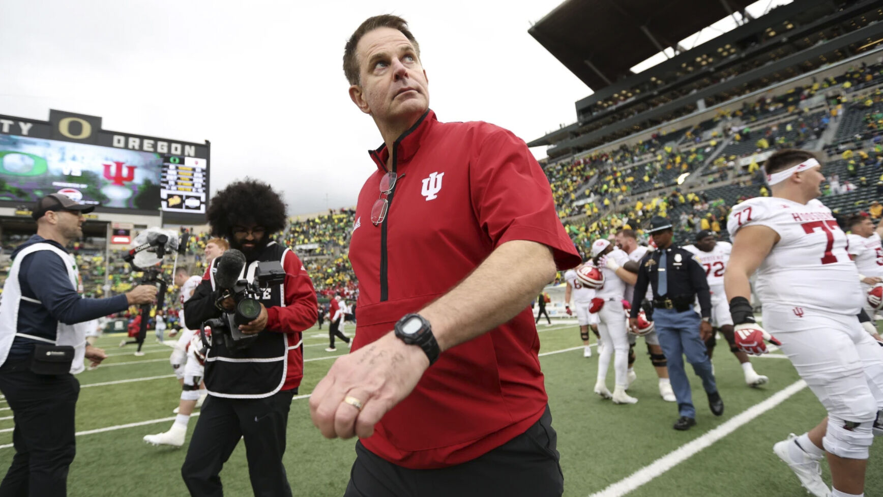 CRAWFORD | Is this real life? Indiana's rubber ball shatters No. 3 Oregon's home streak